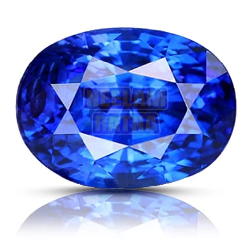 Idée Cadeau Unique : Saphir Bleu Ceylan 8 Ratti non traité, une pierre précieuse éternelle