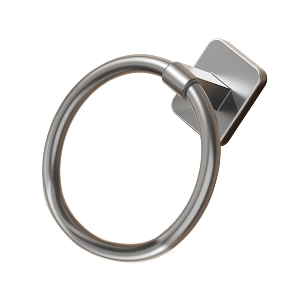 XBTGS Toallero giratorio montado en la pared, accesorios de baño, toallero para baño, toallero para baño, gris pistola, redondo, gris pistola, redondo
