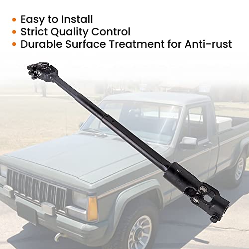 Maxpeedingrods Lower Power Steering Column Shaft For Jeep Cherokee 1984-1994 Comanche 1986-1992 4713943 Steering Shaft #TOP2