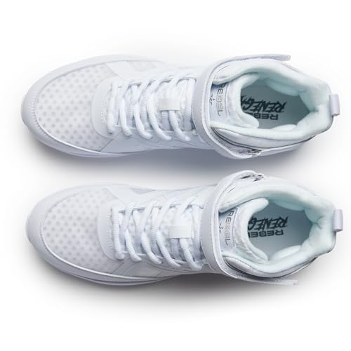 Rebel Athletic Renegade White Cheer Shoes3