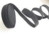 Kocraft 1/2 inch3 Yards Flat Elastic Band for Sewing Clothing Accessories Nylon Webbing Garment Trou