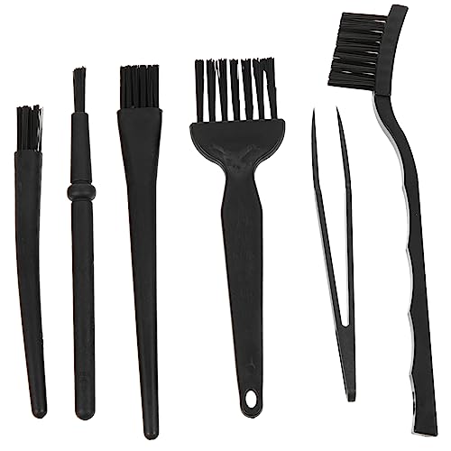 PHENOFICE 1 Set Cleaning Keyboard Brushes Static Handle Grip Interior Trim Kit Electronics Kit Portable Brush Electronic Cleaning Brush Grip Laptop Cleaning Tool Black Abs