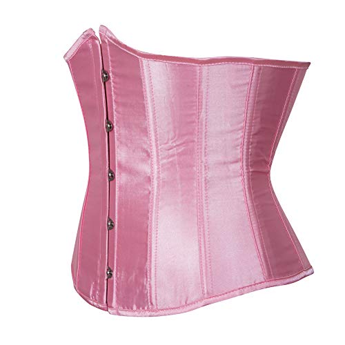 MAHUAOYIXI Damen-Korsett in der Taille, einfarbig, Bustier für Damen, elegant, Waist Trainer, Slim Corsage, Casual… – Bild 4