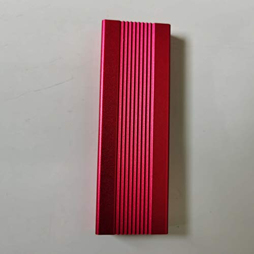 Disco duro externo de 2 TB, disco duro portátil externo Tipo-C/USB2.0 HDD para Mac Laptop PC (2 TB, ROJO)