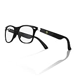 [BAIGER] スマートグラス 紫外線対策 メガネ bluetooth サン 通話可能 レンズ交換可能 iOS/Android対応 ワイヤレス接続対応 骨伝導オーディオ 通話マイク内蔵 USB充電 軽量 防水防汗 (ブルーライトメガネ) [並行輸入品]