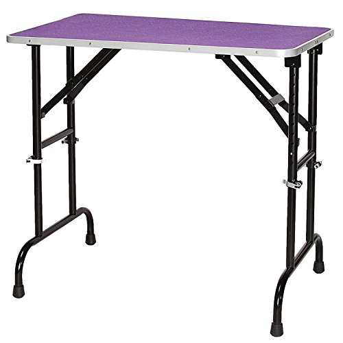 Master Equipment Adjustable Height Grooming Table For Pets, 36 By 24-Inch, Purple #TOP2