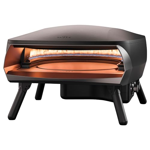 WITT Forno a Gas ETNA ROTANTE per Pizza Napoletana (Nero)
