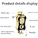 Cigar Lighter All-in-one Torch Lighters, Refillable Windproof Jet Flame, Built-in Punch, Suitable for Candles, Gifts for Men, Travel(Gold)