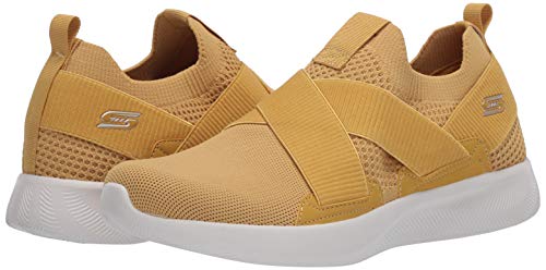 Skechers BOBS SQUAD 2 - KID COOL Tênis, Feminino, Amarelo, 36