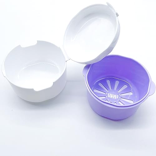 Protesi Dentale Scatola Denture Box Bagno dentale