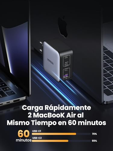 Miniatura 4 de UGREEN Nexode 100W Cargador USB C Carga Rápida con 4 Puertos