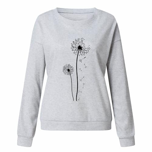 Sweat sans capuche femme décontracté pour week-end cocooning en lot de 2