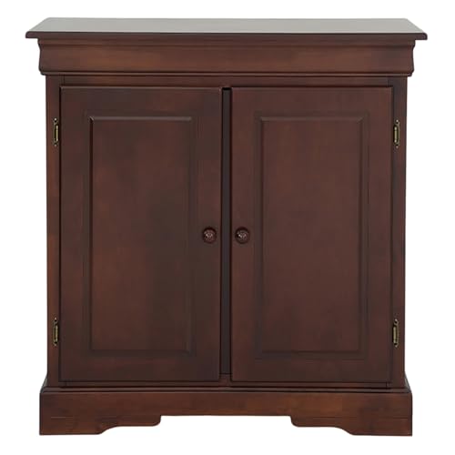 Image of Royaloak Texas American Shoe Rack 2 Door | Beveled Top Design | Solid Wood Veneer | Ample Storage | Metal Knobs | Soft Closing Hinges | Modern Design | Shoe Stand