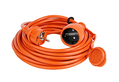 Commel Verlängerungskabel Schutzkontakt Stecker 20m H05VV-F 3G1,5 Cover