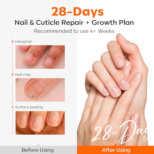 modelones Cuticle Oil Pen Rose for Growth and Strength Nail Growth Oil Cuticle Softener Quick Dry Nail Care Moisturize and Strengthen Damaged Nails 10ml 0.34Fl Oz — view 3