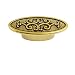 Produktbild Gold Tone Flower Design Schublade Tür Retro Style Pull Griff 7,1 cm Länge