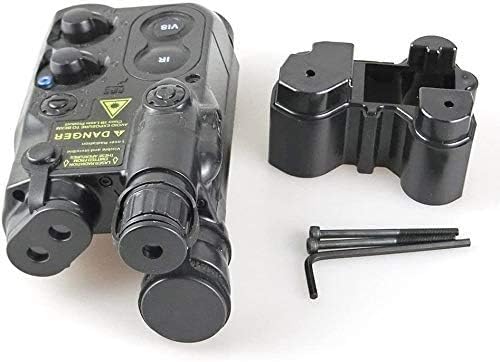 Miniatura 2 de H World Shopping Funda táctica de Airsoft unPEQ16 batería DE Dummy AEG con montaje RIS (negro)