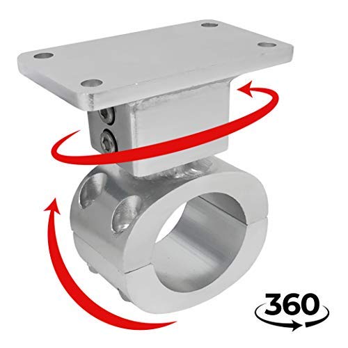 TTop Mounting Plate Bracket for VHF Antenna Ratchet Mount 1.9" Mount