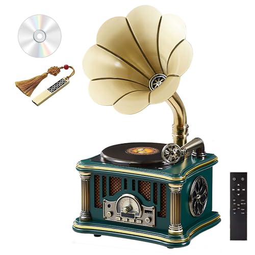 Lecteur CD rétro de salon avec radio FM et port USB audio