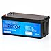 ECOCUBEGY 12V 200AH Lithium Battery,8000+ Deep Cycle LiFePO4 Battery with Built-in 100A BMS fit for Home Storage,Trolling Motor,RV,Off-Grid System,Solar Power System,Marine