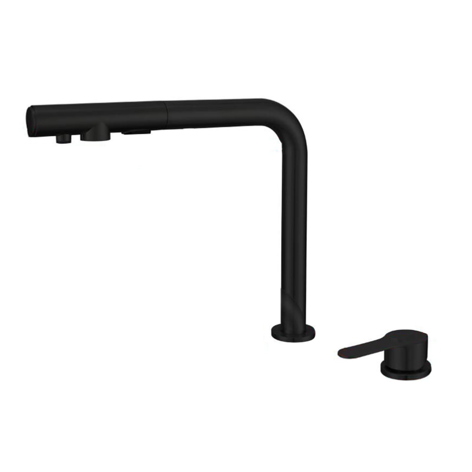 Grifo de Cocina Osmosis 3 Vias Extraible Negro Grifo de Cocina 3 en 1 Acero Inoxidable Grifo Fregadero Cocina 3 Vias-Negro