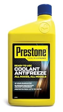 PRESTONE PAFR0035B Coolant Antifreeze for All Vehicles 10 year 300,000 miles Corrosion Protection, Ready to Use, 1 Litre