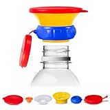 MONEE 360 Cups for Toddlers | Sippy Cup Cap 2.0, Convert Store Bottles to Toddler Cups Instantly | 360 Sippy Cup, Toddler Sippy Cups or Kids Sippy Cups