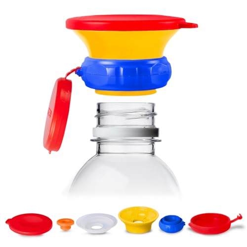 Image of MONEE 360 Cups for Toddlers | Sippy Cup Cap 2.0, Convert Store Bottles to Toddler Cups Instantly | 360 Sippy Cup, Toddler Sippy Cups or Kids Sippy Cups