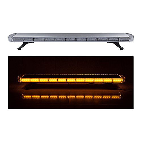 LED Rooftop Car Tow Truck Emergency Warning Beacon Plow Safety Strobe Light Bar Kit (51