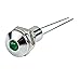 VCC L63 Series Ruggedized LED Panel Mount Indicator with Straight Leads, 0.244-Inch/6.2mm Diameter, 3.2 Volt, 3mm T-1 LED, Green