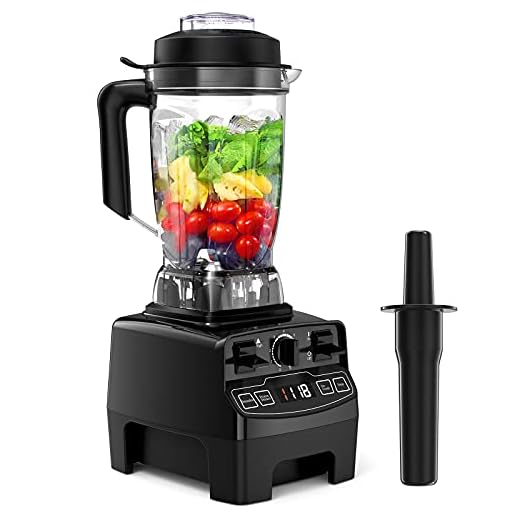 Licuadora Profesional 2000W, Batidora de Vaso, con 8 Velocidades Regulables y 4 Programas Preestablecidos, para Batido/ Helado/ Postre/ Sopa, Taza Tritan, 3000U/ Min, sin BPA