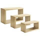 trittico legno oro Complemento d’arredo composto da un elemento in fibra di legno con finitura rivestita.