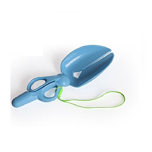 Image of Scissor Style Scooper a Great Solution for Pet Dogs Waster Clean (Blue)