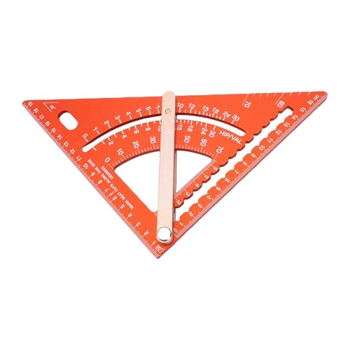 Regla triangular ajustable de aleación de aluminio para trabajos de alta precisión 7