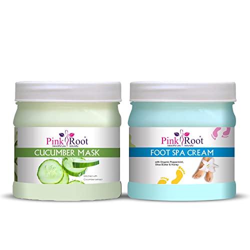 Image of Pink Root Cucumber Mask 500gm with Foot Spa Cream 500gm