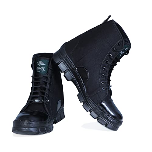 Image of OMEE GOLD Men's Tactical Combat Military /Army /NCC Jungle Boots for Men Black