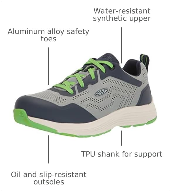 Image of KEEN Utility Mens Sparta 2 Low Height Alloy Toe Industrial Work Shoes