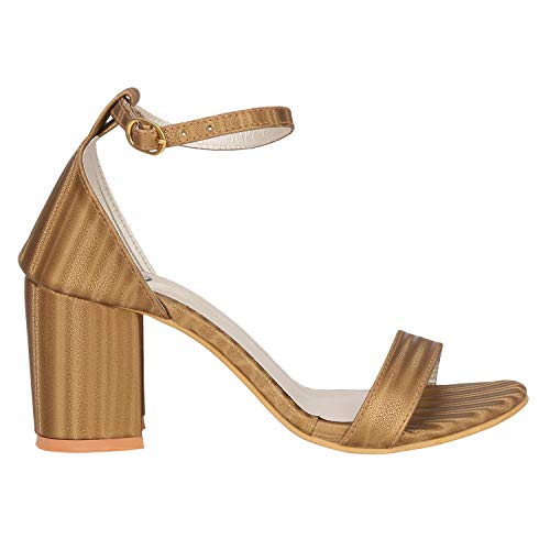 Image of Misto Women's and Girl's Formal Casual Suede Leather Block Heel Sandal