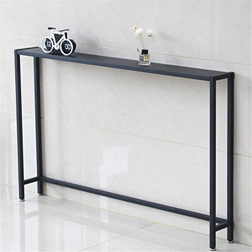 Mesa consola estrecha para decorar un pasillo largo o colocar detrás del sofá 3