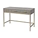 Sterling Home Sands Point Grey and Gold desk,
