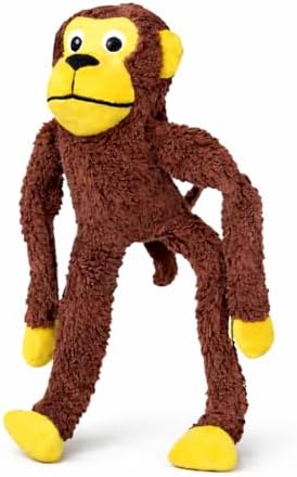 Brinquedo Macaco De Pelúcia Premium Mordedor Com Apito Para Cães ...