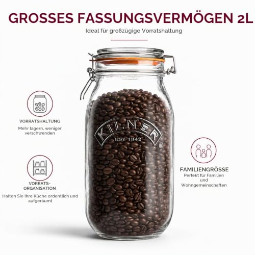 Kilner Clip Top Preserve Jar - 2Ltr – Ansicht 8