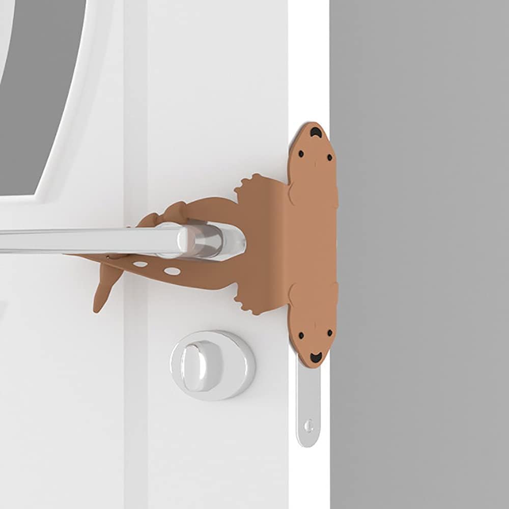 ANCLLO 4 Pack Door Silencer Creative Silicone Door Cushion Strip Door Jammer Door Closer Cushion Nursery Door Latch Cover Silencer for Sleep Noise Reducing - Image 5