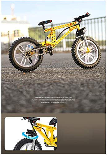 Gooratu 209 Teile Technik Fahrrad Bausteine Modell, Mountainbike Faltrad Bausteine Kompatibel mit Lego Technik (50017) – Bild 7
