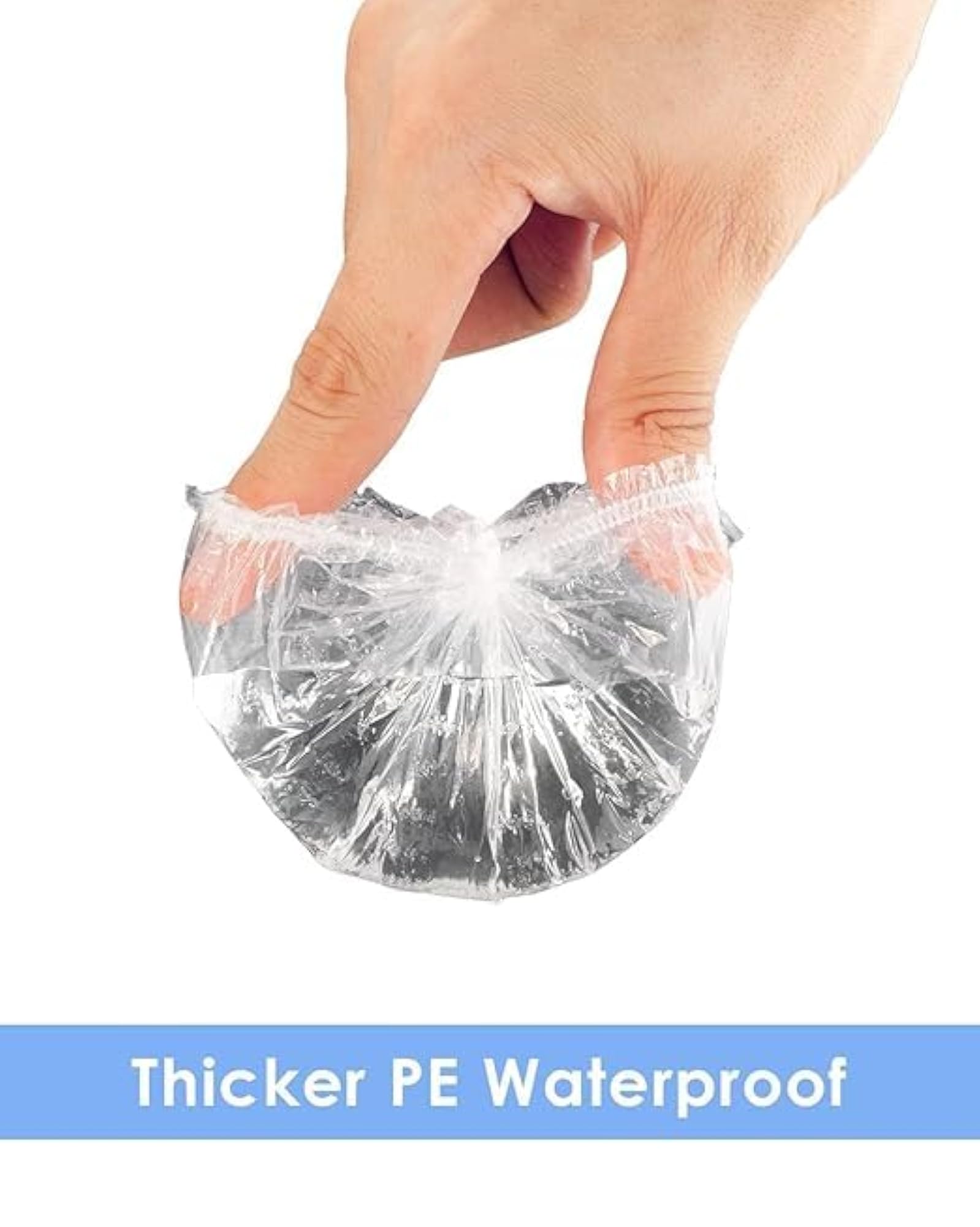 300PCS Baby Ear Protectors for Bathing, Soft Water Shield