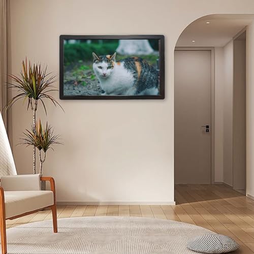 Image of 24-inch, 27-inch, 32-inch HD Digital Photo Frame, Building Advertising Machine, Video Player, Easy to Set Up, with Motion Sensor(Black,27 inches)