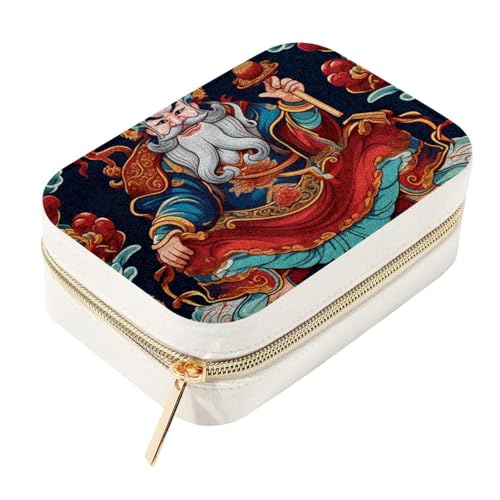Boîte à bijoux pour femmes et filles God of Wealth avec double couche - 2