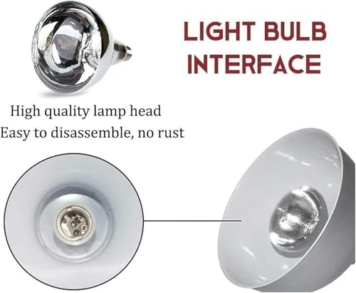 Lampe chauffante rétractable pour buffet chauffant aliments et plats - 5