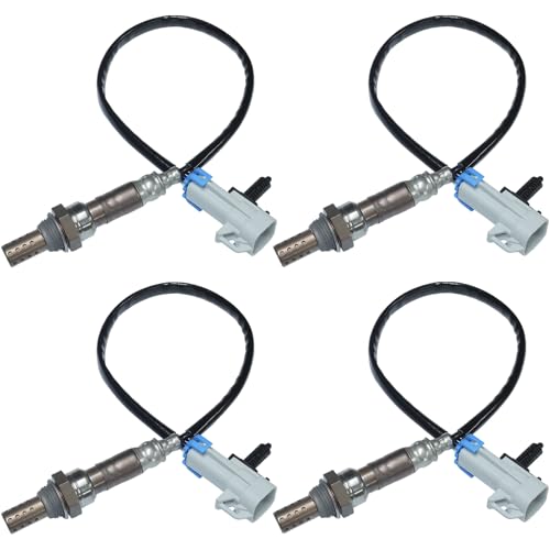 ATBIZZLE O2 Oxygen Sensor 234-4668 Upstream & Downstream Fit for 2003 2004 2005 GMC Sierra 1500 Yukon XL, Chevy/Chevrolet Silverado Suburban 1500 Tahoe, Cadillac Escalade 5.3L V8（4Pcs）