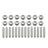 GoolRC Valve Cover Bolts Kit Compatible with CHEVY 396 402 427 454 502 GM BIG BLOCK, BBC Valve Covers Bolt Studs Small Block Chrome Steel Valve Covers